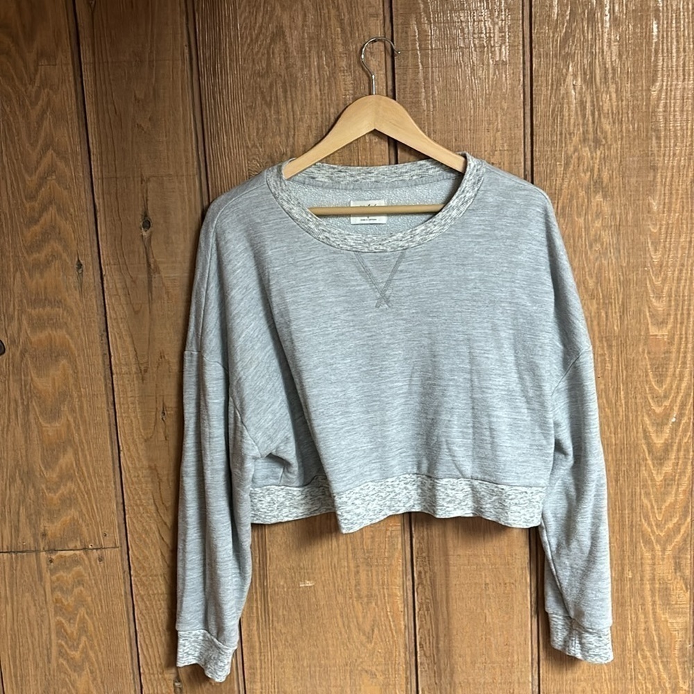 Gilly Hicks by Hollister super soft‎ cropped sweatshirt athletic layering size S